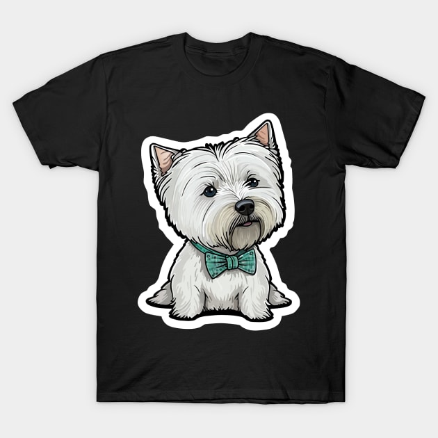 West Highland White Terrier T-Shirt by SquishyKitkat